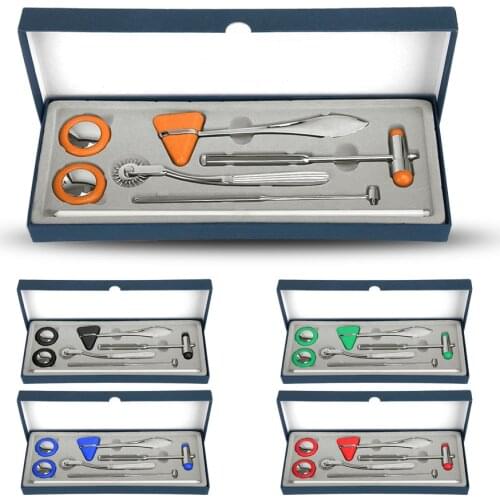 Medical Neurological Massager Hammer Multifunctional Percussor Diagnostic Reflex Percussion Massage Hammer Nerve Check Tool Set