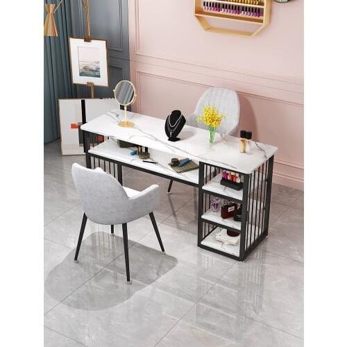 TT ins Nail Table and Chair Set Special Offer Economical Nail Salon Table and Chair Single Double Table
