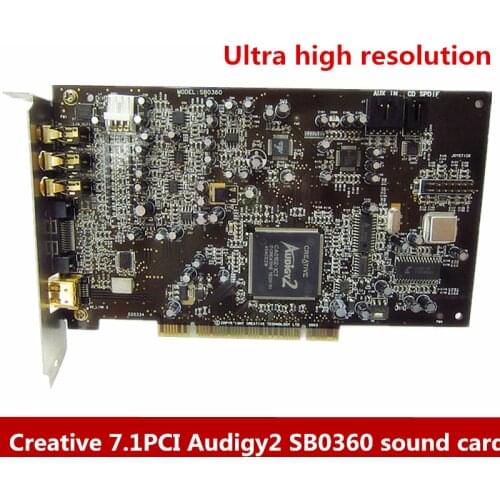 Creative 7.1PCI sound card Audigy2 SB0360 Ultra high resolution Deluxe Edition