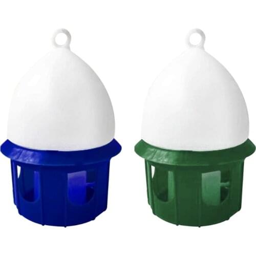 Automatic Bird Waterer Portable Pigeon Water Feeder with Handle Durable Plastic Dove Drinker 4L 6L 8L 10L Pet Supplies
