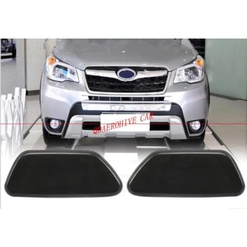 QDAEROHIVE Front Headlamp Headlight Washer Spray Nozzle Cover Cap for Subaru forester 2013-2015