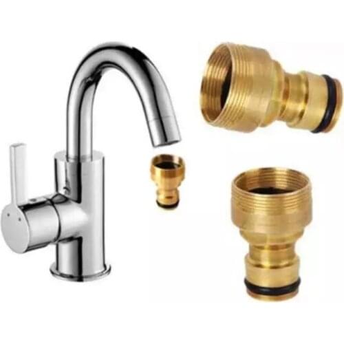 Thread Brass 23mm Faucet Adapter Thread Brass Quick Connector Garden Irrigation Connector Hose Water Connection Adapters