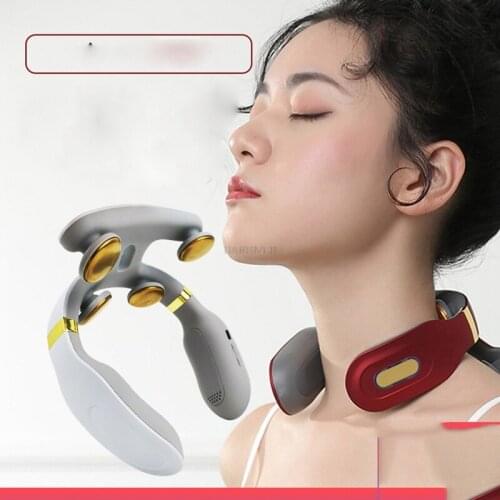 Cervical massage instrument dynamic intelligent heating pulse therapy shoulder neck massager neck massager neck guard