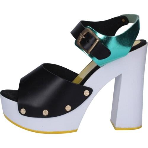 SUKY BRAND sandals women leather black