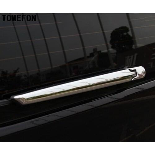 TOMEFON ABS Chrome Rear Tail Window Windshield Wiper Trim Overlay For Benz V-Class VITO Viano Valente Metris 2014 2015 2016 2017