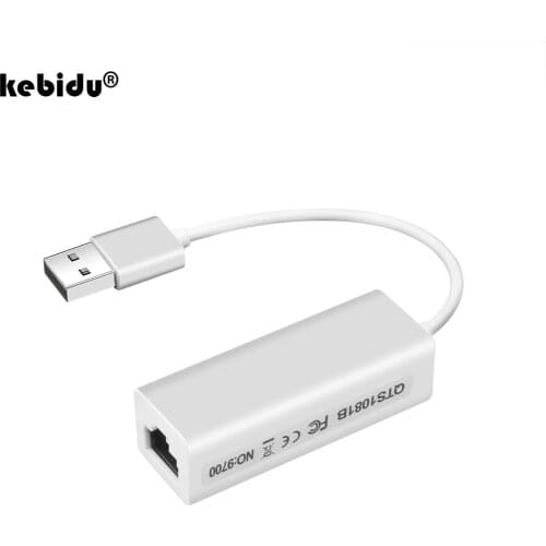 Super Speed USB 2.0 to RJ45 USB2.0 to Ethernet Network LAN Adapter Card 10Mbps Adapter for windows7 PC Laptop LAN adapter