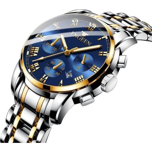 2021 Top Brand Luxury New Fashion Waterproof Sports Watch Chronograph Quartz Watch Men Relogio Masculino