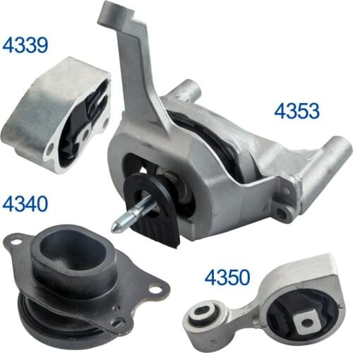 Engine Motor W/ Trans Mount For Nissan Altima 2.5L AT CVT Trans 2007-2012 A4353 4PCS