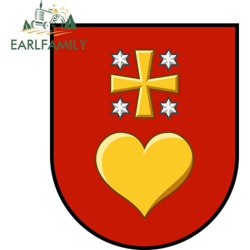EARLFAMILY 13cm x 10.8cm Car Styling Varva Coat of Arms Decal Window Bumper Car Sticker Waterproof Car Accessories