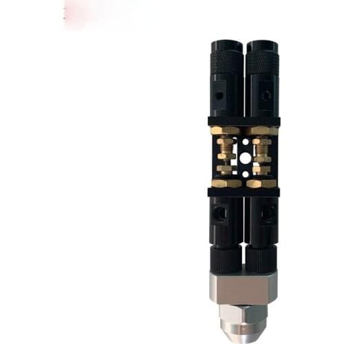 JDX11AB Backsuction dispensing valve AB Double liquid glue mixing proportion uniform stainless steel valve needle wearproof