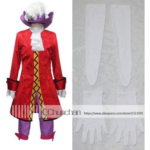 Peter Pan Captain Hook Cosplay Costume Adult Men Halloween Outfit Custom Made