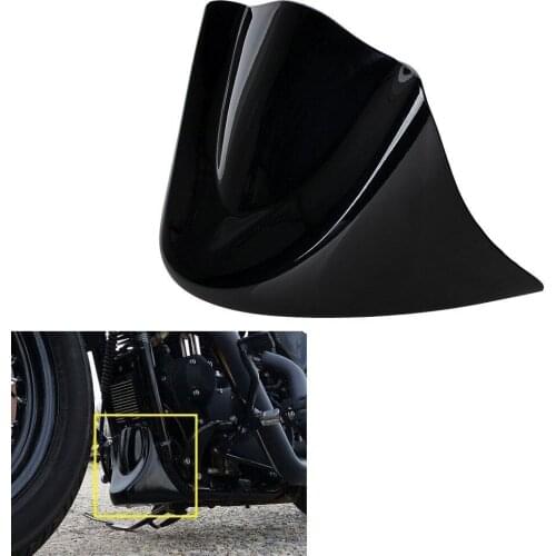 Motorcycle Front Chin Spoiler Air Dam Fairing Windshield Mudguard For Harley Dyna 2006-2017