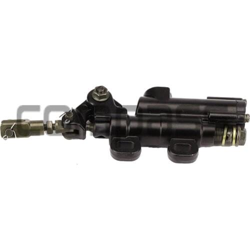 Motorcycle Folding Rear Foot Brake Hydraulic Master Cylinder Pump for Suzuki Kawasaki Honda Yamaha