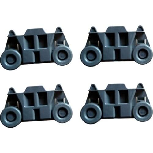 4pcs W10195416 Lower Dishwasher Wheel for Whirlpool Dish Rack AP5983730 W10195416V PS11722152 W10195416VP Dishwasher Spare Parts