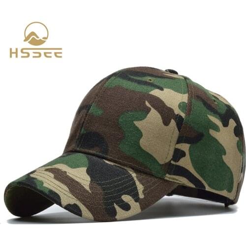 HSSEE official authentic army camouflage cap cotton breathable comfortable fishing cap unisex outdoor sports hat