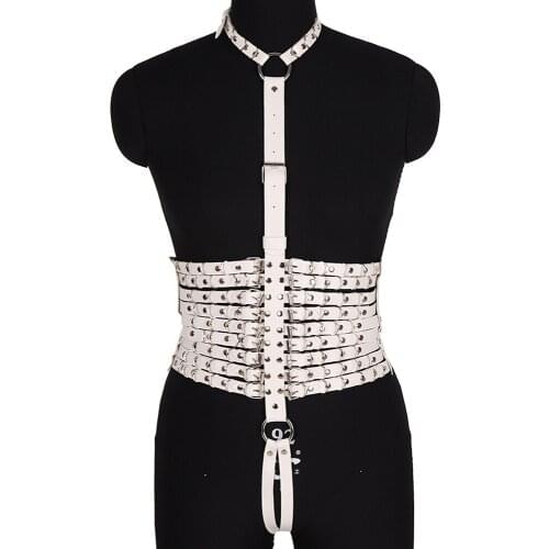 Womens Belts For Women Harness Fashion Punk Sexy Spandex Waist To Leg Garter Waistband Bdsm Bondage Erotic Lingerie Accessories