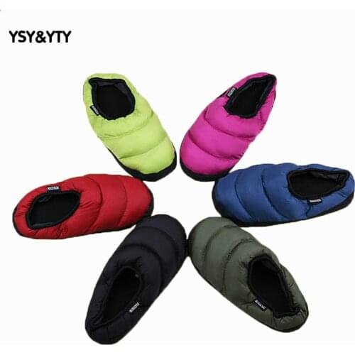 2019 Pouches with colorful warm slippers cute couple home cotton slippers for men and women home slippers month shoes woman