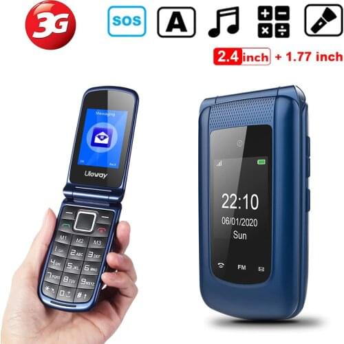 3G Big Button Mobile Phone Unlocked for Elderly, Dual Sim Basic Phone Pay As You Go Phone Easy to Use for Senior