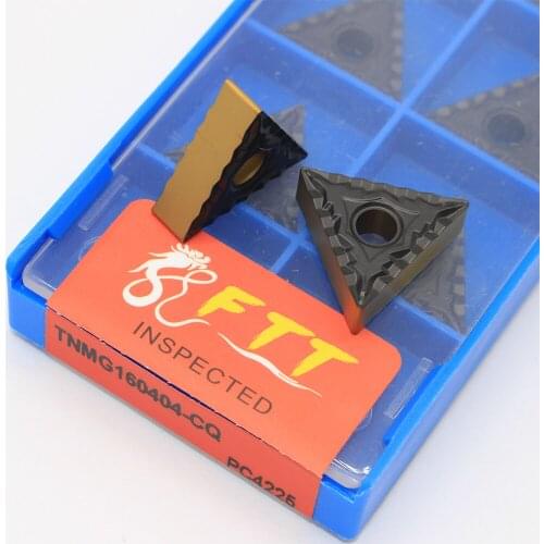 10pcs Turning tools TNMG160408 CQ PC4225 High quality Carbide Inserts Turning Knife Blade CNC Lathe Metal Plate Cutting Tool