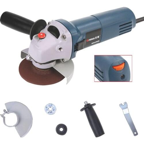 670W Angle Grinder Multifunction Variable Speed Cutting Grinding Polishing Machine Power Tool Household Electric Angle Grinder