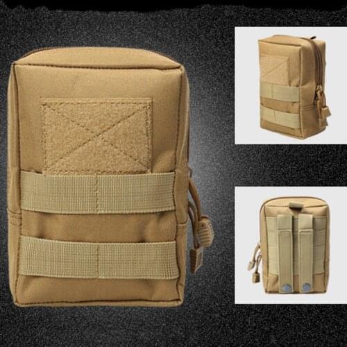 Outdoor Military Tactical Waist Bag Molle System Medical Pouch 1000D Tool Zipper Waist Pack