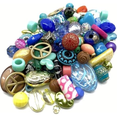 20g/Pack Acrylic Mixing Beads Style for DIY Handmade Bracelet Jewelry Making Accessories #A58a23