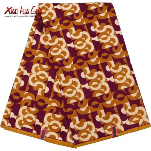 2021 African Print Fabric Double-Sided Batik Hollandais Wax Ankara Fabric by the Yard Designer Sewing Girls' Graduation Dresses