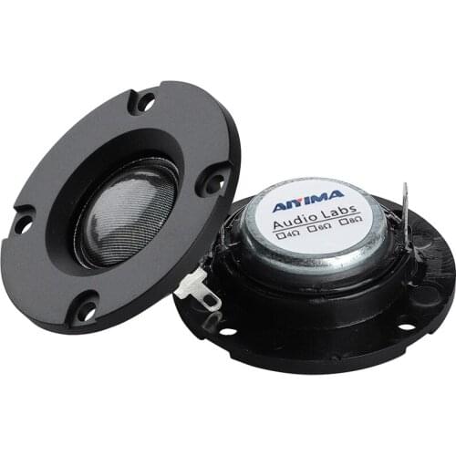 AIYIMA 2Pcs High Quality 2Inch 50mm Transparent Silk Film Tweeter Neodymium Magnetic Loudspeaker 4Ohm 10W Home Theater System