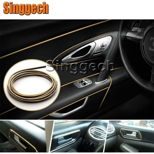 Car Inner Color PVC Strip For Nissan Qashqai X-TRAIL Juke TIIDA Note Almera March Jaguar XE XF XJ Accessories