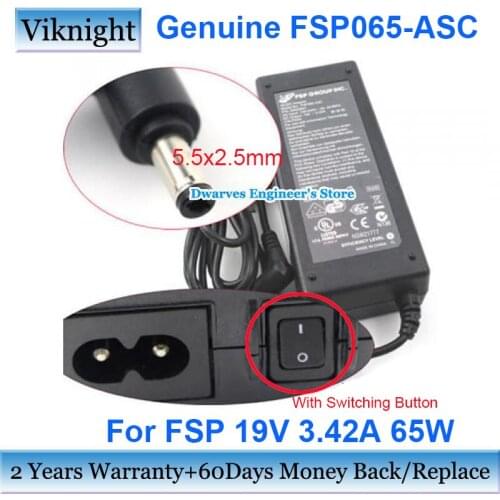 FSP065-ASC 65W 19V 3.42A Power Supply Charger For Medion AKOYA E6228 WIM2150 SIM2000 WAM 2030 MD 98100 WIM 2110 MD 99080