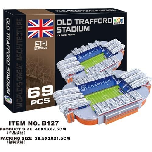 Cc Toy 3D Puzzle Old Trafford Stadium - 69 Piece