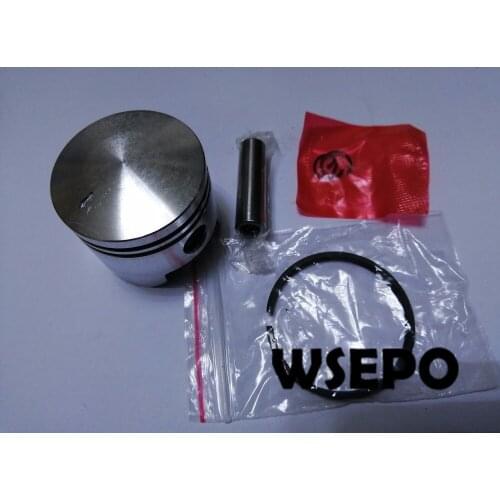 Piston&Rings Kit with Pin and Circlip for 1E44F-5 44mm Dia. 52cc Small Gasoline Engine Applied for brush cutter/Hedge Trimmer