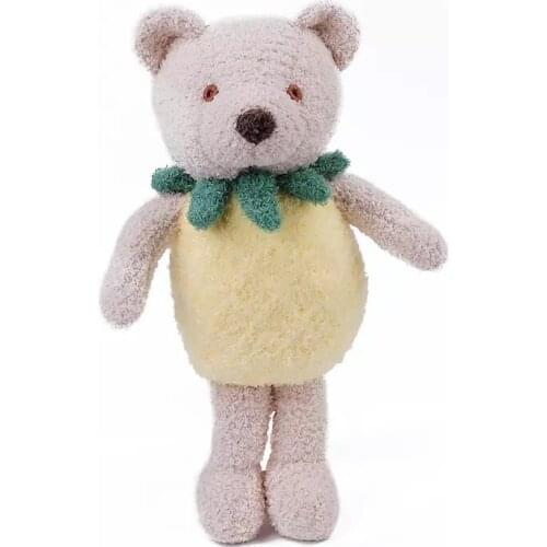 Cartoon Pineapple Bear Plush Doll Creative Senior Soft Plush Pineapple Bear Soft Filled Toy Senior Plush Toy Gift For Children