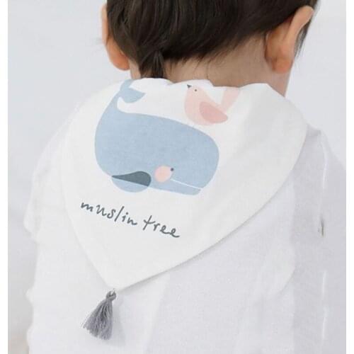 Infant Soft Back Dry Wipe Cloth High Quality Baby Sweat Towel 4 Layers Back Gauze Absorb Towel Comfortable Cotton Sweat Towels