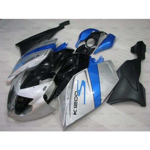K 1200 S 2005 - 2008 Fairings K 1200 S 07 08 Plastic Fairings for BMW K1200S 05 06 Silver Black Blue Body Kits