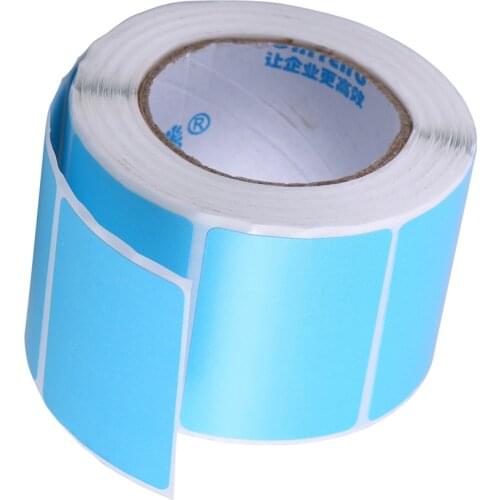 Blank Thermal Transfer Labels Printer Paper Shipping Adhesive Stickers (Blue)