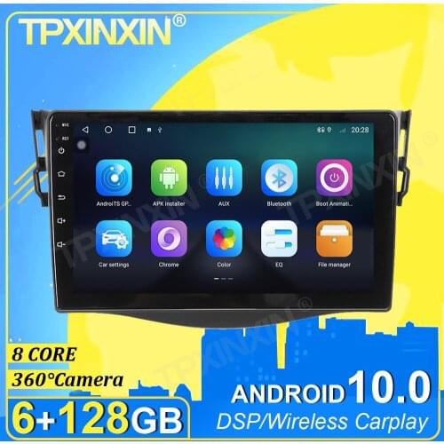 PX6 IPS Android 10.0 6G+128G Carplay 360 Camera For Toyota RAV4 2006-2012 Multimedia Player Radio Tape Recorder Video Navi GPS