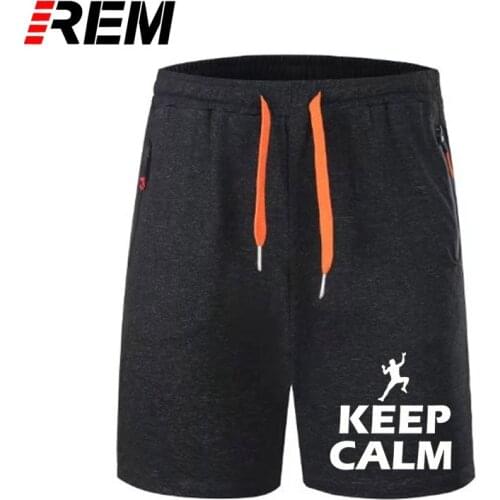 Keep Calm And Climb On Lover Funny Men Summer Cotton Harajuku long Sleeve O Neck Streetwear Black panties short pants