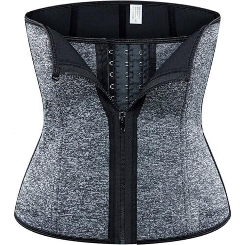 Sauna Sweat Belt for Weight Loss Neoprene Waist Trainer Body Shaper Corset Slimming Belly Sheath Shapewear Women Tummy Trimmer