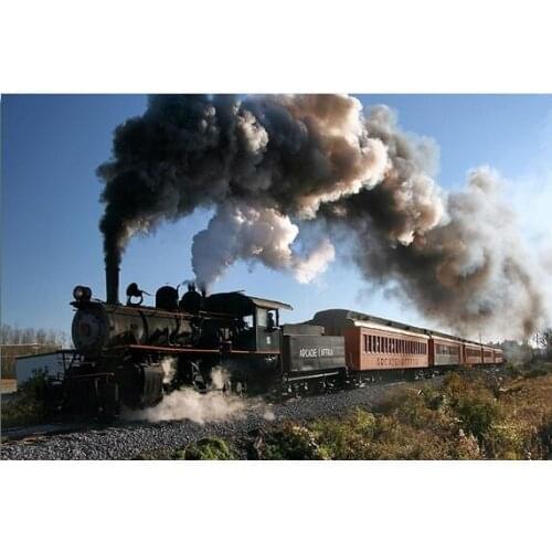 3style Choose Classical Steam Locomotive Art Film Print Silk Poster for Your Home Wall Decor 24x36inch