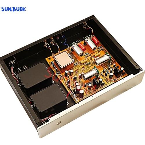Sunbuck High gain Vinyl Class A single-ended 12AX7 tube preamp Vinyl Phono Amplifier MM MC Phono Preamp Tube Amplifier
