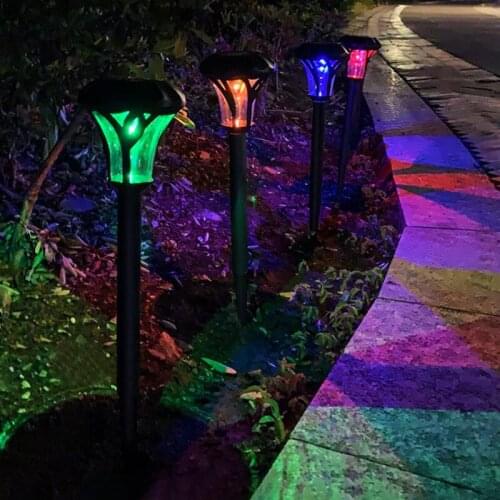 Outdoor Stainless Steel Solar Light Outdoor Light Control Spotlight Garden Light Lawn Light Garden Pathway Light Light For Walk