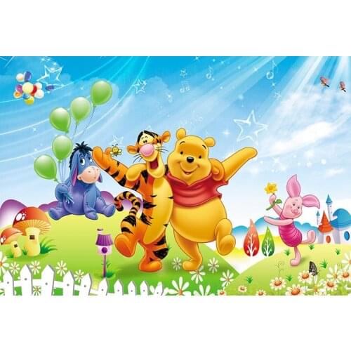 Animal carnival backgrounds photography vinyl portrait music note child photo backdrop for photo studio props fotografia lv-1794