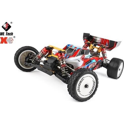 Wltoys 104001 RTR 1/10 2.4G 4WD 45km/h RC Car Metal Chassis Vehicles Model 7.4V 2200mAh Off-Road Climbing Truck VS 10428