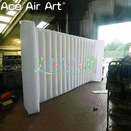 Factory customized lighting inflatable partition wall,inflatable background wall for background decorations and photos