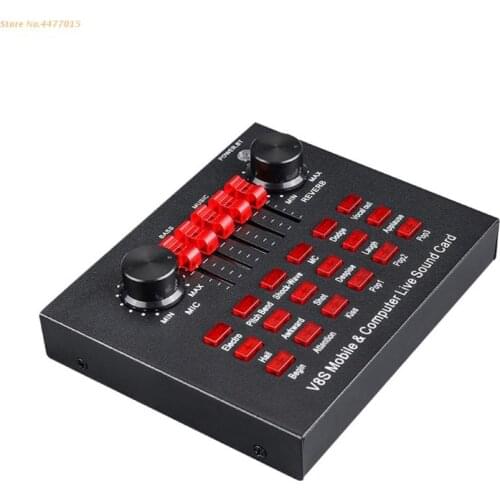 K1AB Sound Card Live Broadcast Bluetooth-compatible Equipment Web Live Entertainment