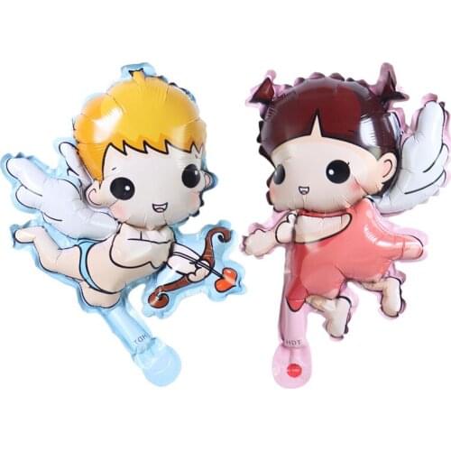 10pcs 16inch Mini Fairy Queen Princess Balloon Little Angel Princess Aluminum Film Balloon Fairy Balloon Birthday Girl