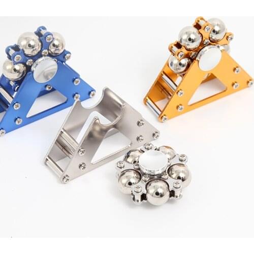 1rd Ferris Wheel Fingertip Gyro With Bracket Fidget Hand Spinner Finger Spinner Focus Tri-Spinner Reduce Stress Toy