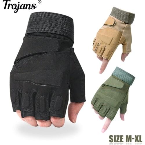 2021 Tactical Gloves Men Hard Knuckle Half Finger Full Finger Outdoor Sport Mittens Male Military Shooting Hunting Gloves