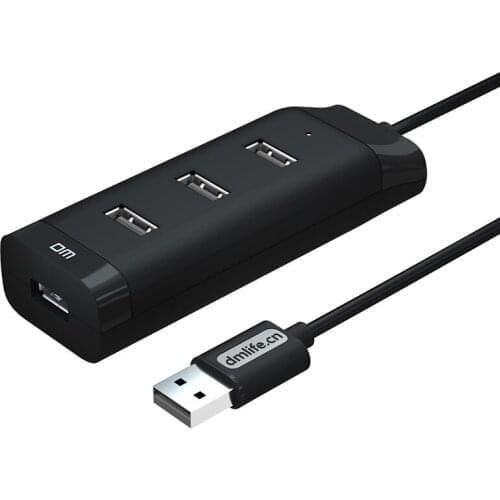 4 Port Micro USB Hub 2.0 USB Splitter High Speed 480Mbps Hub CHB006 30cm cable
